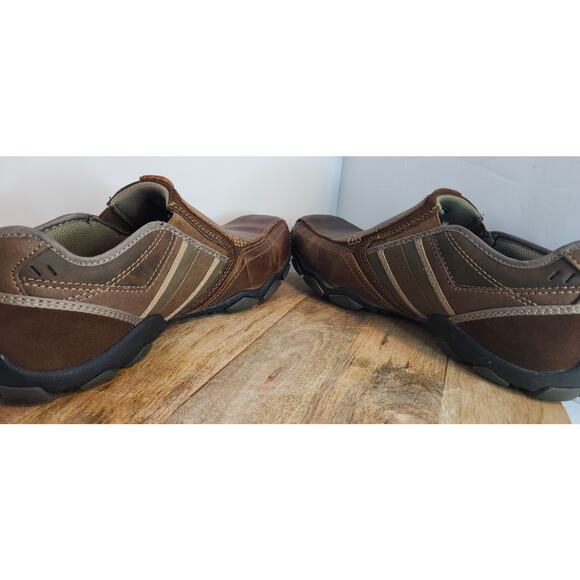 Men's Leather Loafer Brown Skecher's 11.5 - Picture 3 of 8